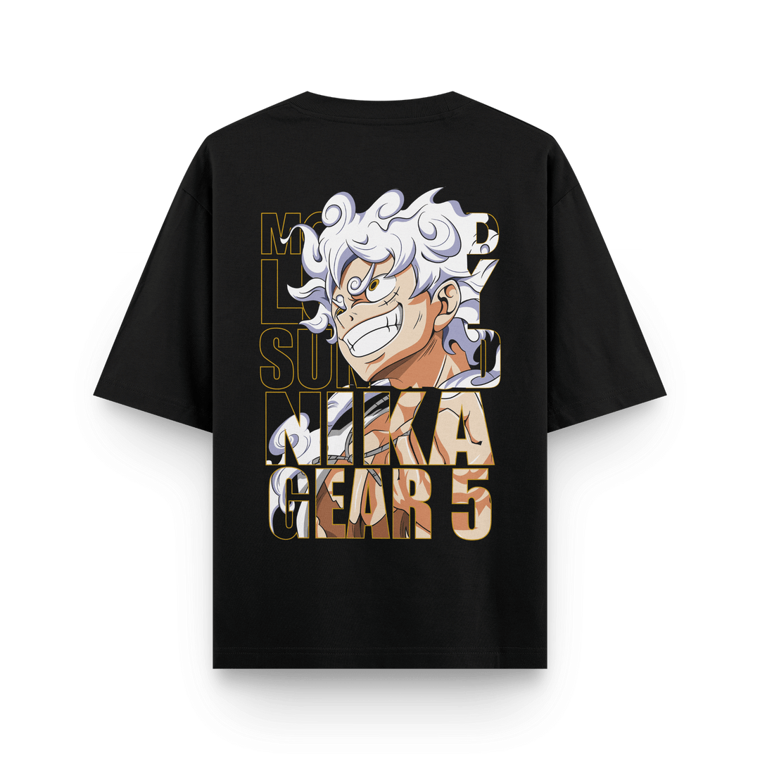 Monkey D. Luffy Nika Gear 5 Anime Oversized T-Shirt – Premium Streetwear Edition