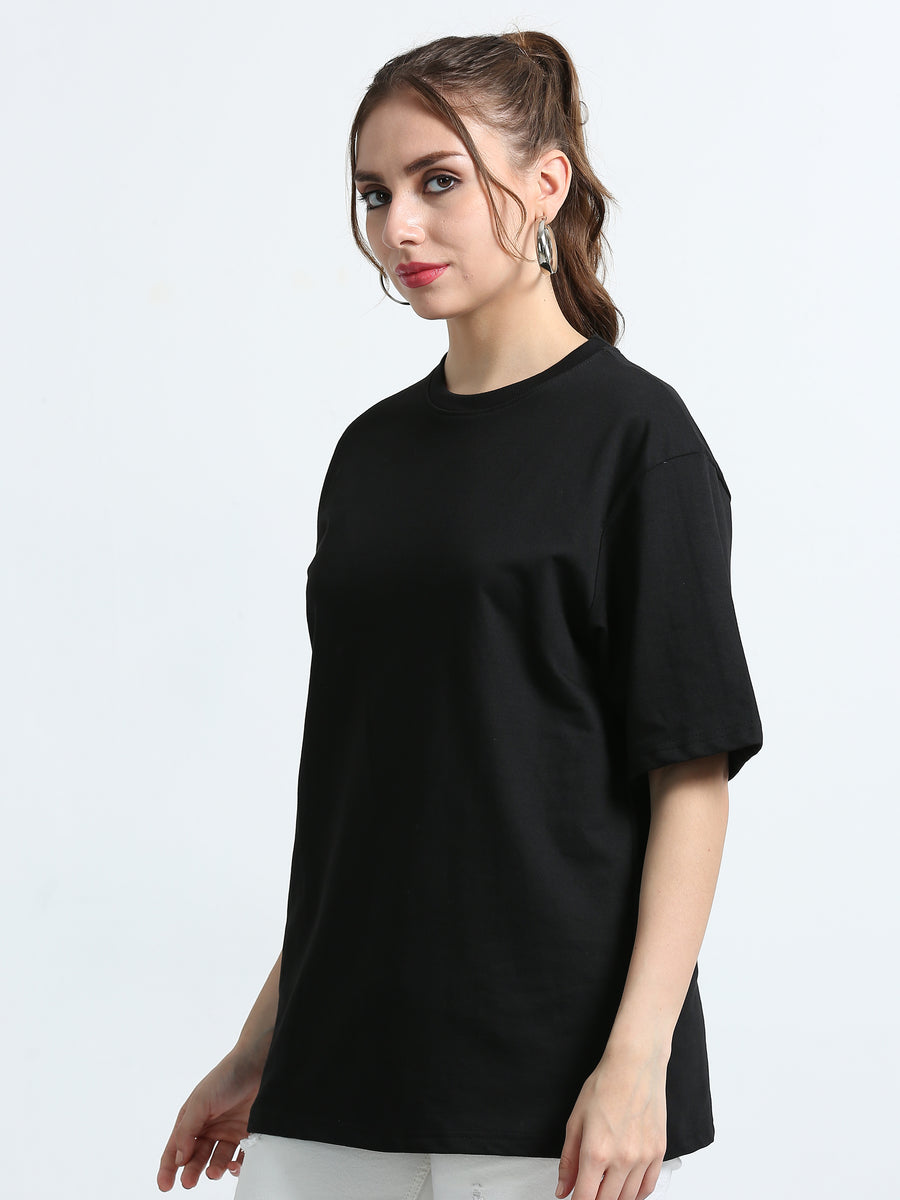 Black Unisex Premium Oversized T-Shirt 260 GSM | Premium Streetwear Essential