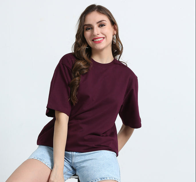 Maroon Oversized