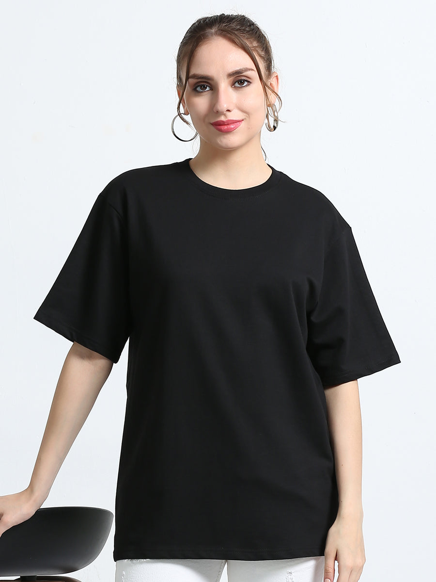 Black Unisex Premium Oversized T-Shirt 260 GSM | Premium Streetwear Essential