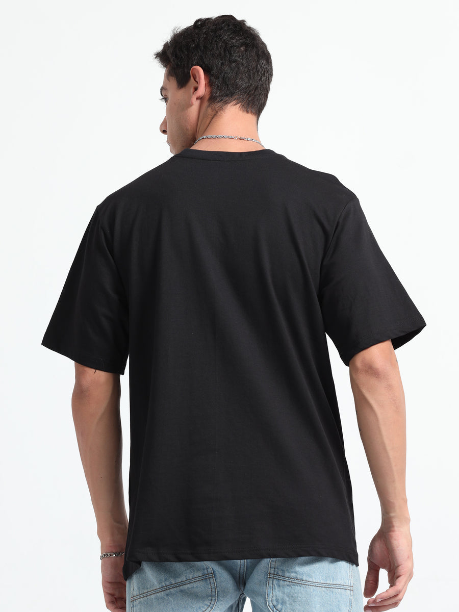 Black Premium Oversized T-Shirt 260 GSM | Premium Streetwear Essential